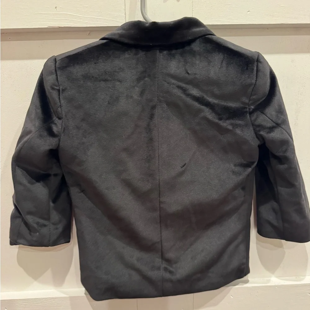 Nautica Kids Black Velvet Blazer - Picture 2 of 5